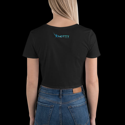 Knotty Tails Women’s Crop Tee for Stylish Comfort and Fit